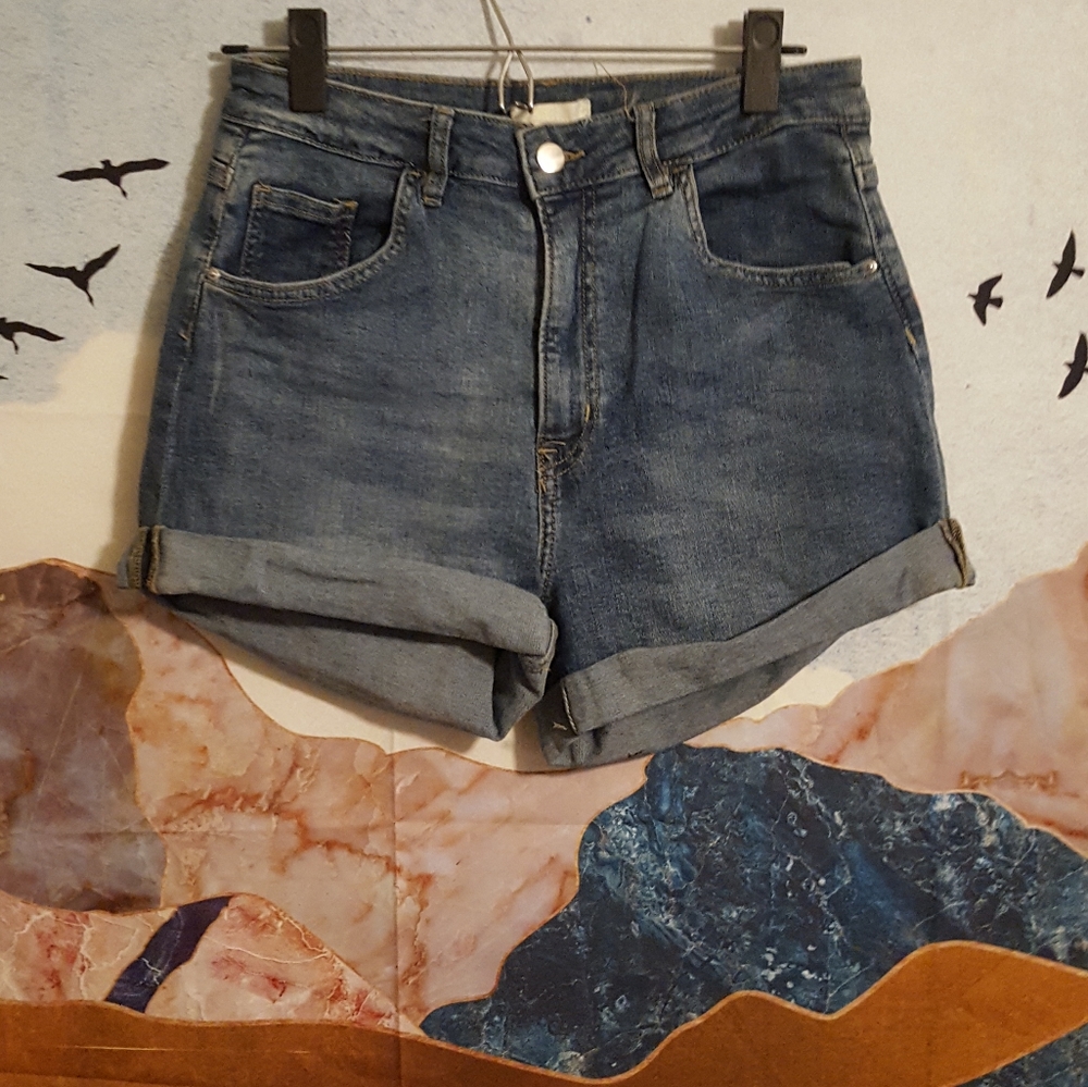 High waisted shorts